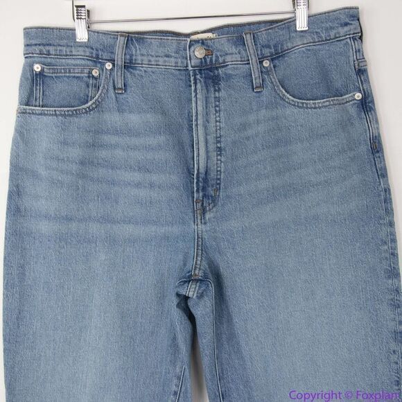 NEW Madewell The Tall Perfect Vintage Straight Jean in Hoye Wash, 33T - Picture 3 of 14
